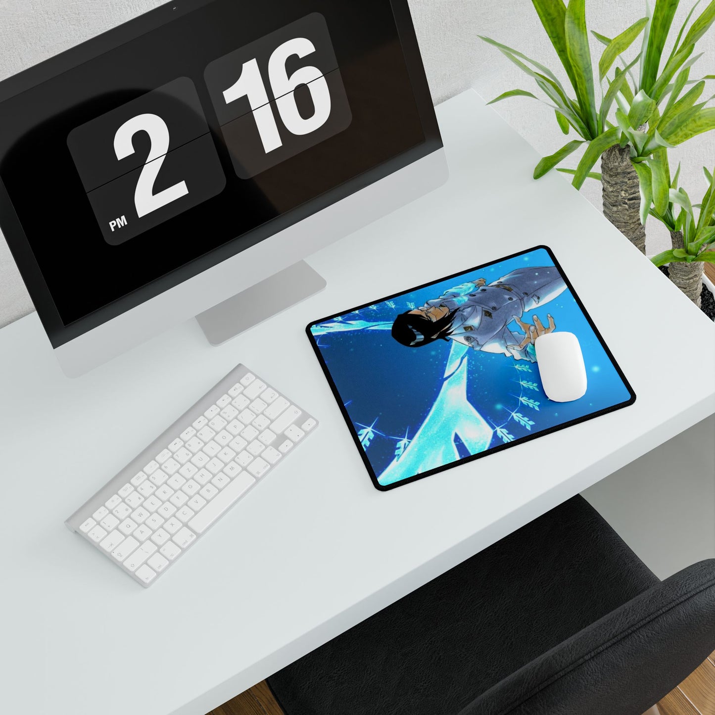 Bleach Desk Mats - Anime Manga Uryu Ishida Gift for Christmas, Shritft Quincy Sternwritter Ichigo Kurosaki Almighty Ywach, Mouse Pad, Gaming