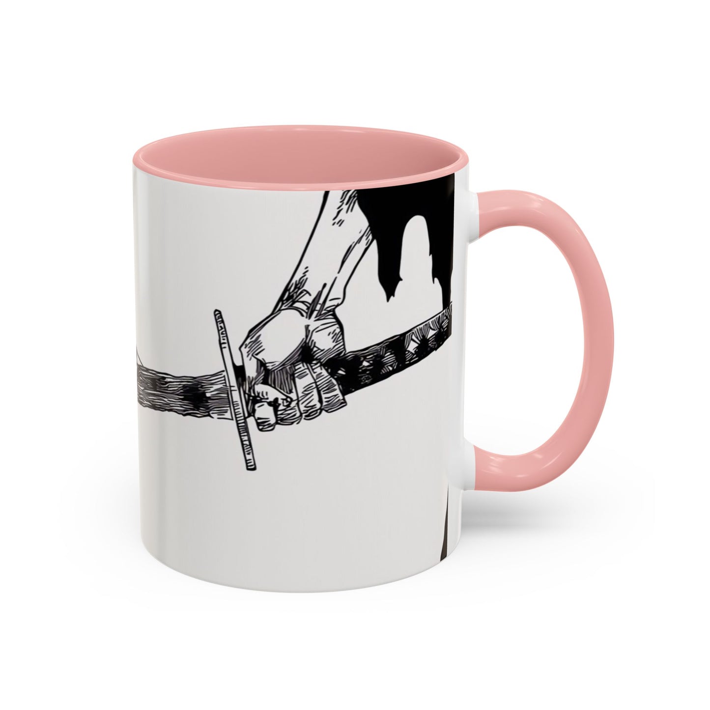 Bankai, Accent, Coffee, Mug, (11, 15oz), bleach, yamamoto, old man, head captain, fire, sword, katana, anime, shonen, manga, 