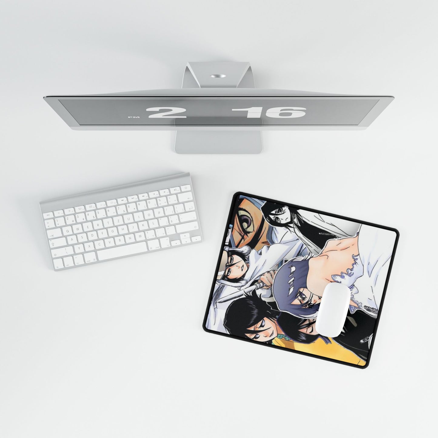 Rukia Kuchiki Desk Mats, Bleach Anime Snow Design, Shonen Manga Desk Protector, Ichigo Orihime Renji Gift, Toshiro Wall Decor, Soul Reaper