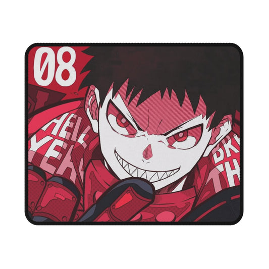 Shinra Kusakabe Gaming Mouse Pad - Fire Force Non-Slip Mat, Anime Character Desk Pad, Manga Gaming Accessory, Otaku Gift