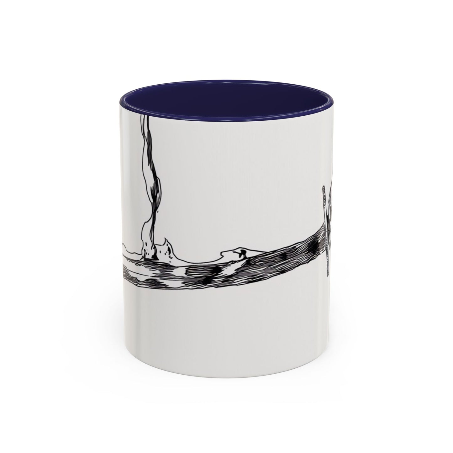 Bankai, Accent, Coffee, Mug, (11, 15oz), bleach, yamamoto, old man, head captain, fire, sword, katana, anime, shonen, manga, 