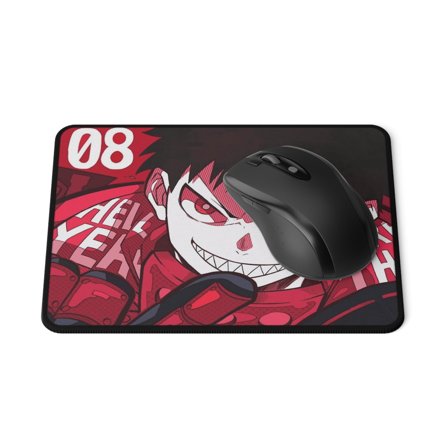 Shinra Kusakabe Gaming Mouse Pad - Fire Force Non-Slip Mat, Anime Character Desk Pad, Manga Gaming Accessory, Otaku Gift