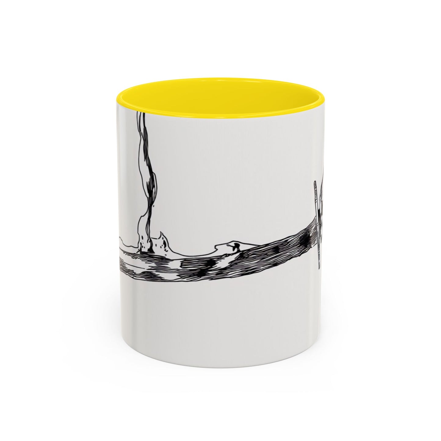 Bankai, Accent, Coffee, Mug, (11, 15oz), bleach, yamamoto, old man, head captain, fire, sword, katana, anime, shonen, manga, 