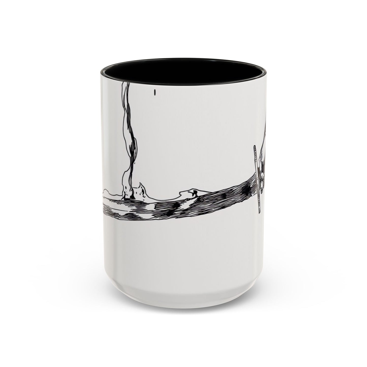 Bankai, Accent, Coffee, Mug, (11, 15oz), bleach, yamamoto, old man, head captain, fire, sword, katana, anime, shonen, manga, 