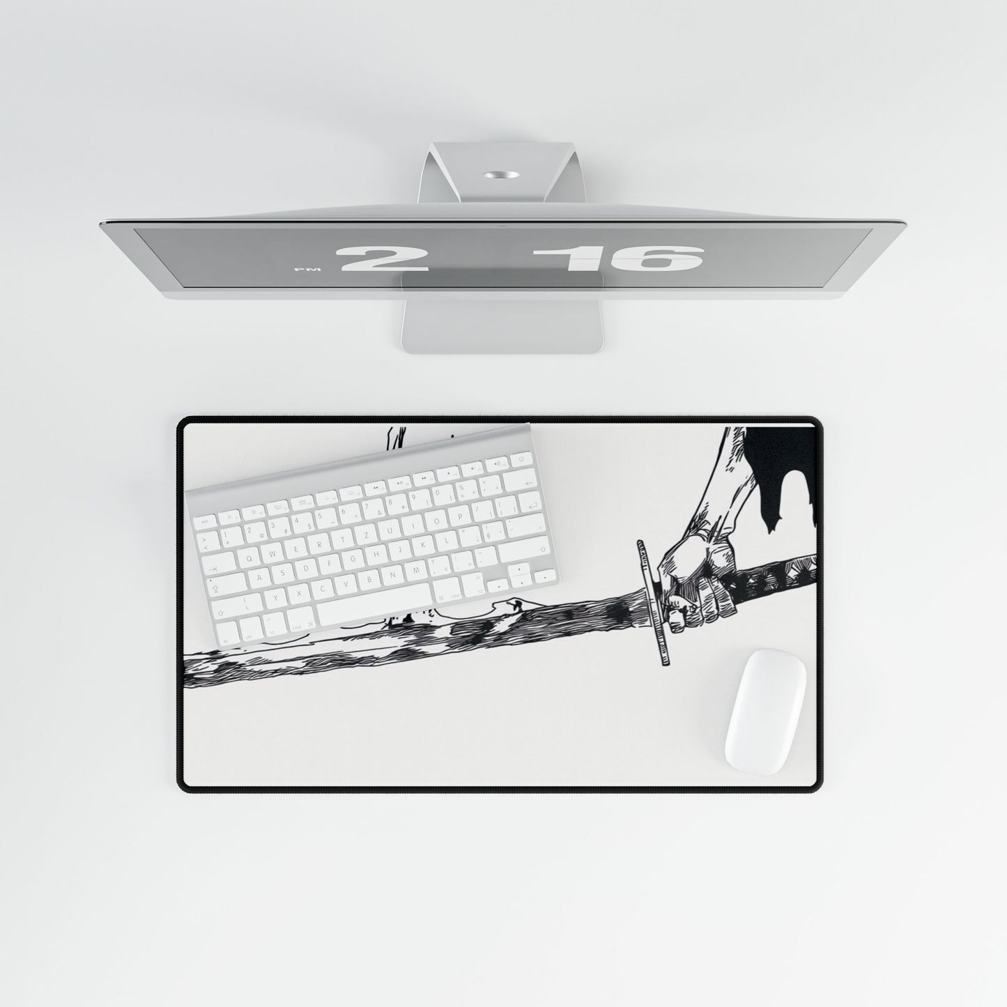 Bankai, Desk Mats, bleach, yamamoto, old man, head captain, fire, zanka, no, tachi, sword, katana, anime, shonen, manga, accessories