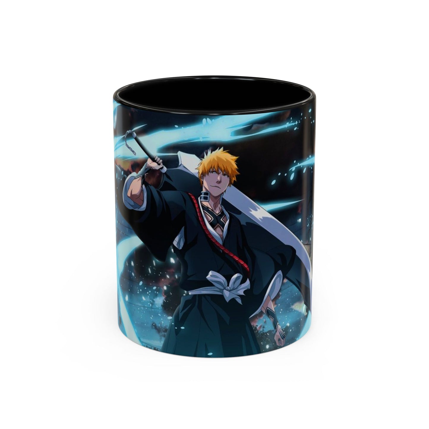 Ichigo, Kurosaki, Accent, Coffee, Mug, (11, 15oz),  Bleach, anime, manga, shonen, soul, reaper, rukia, kuchiki, bankai, kenpachi, yoruichi