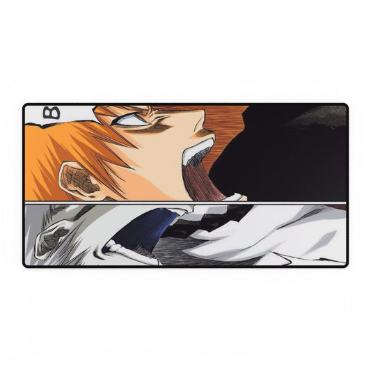 Bleach Desk Mats - Ichigo Zangetsu Anime Manga Sword Hollow Soul Reaper Society White, Anime Desk Mat, Manga Mouse Pad, Shonen Work Mat,
