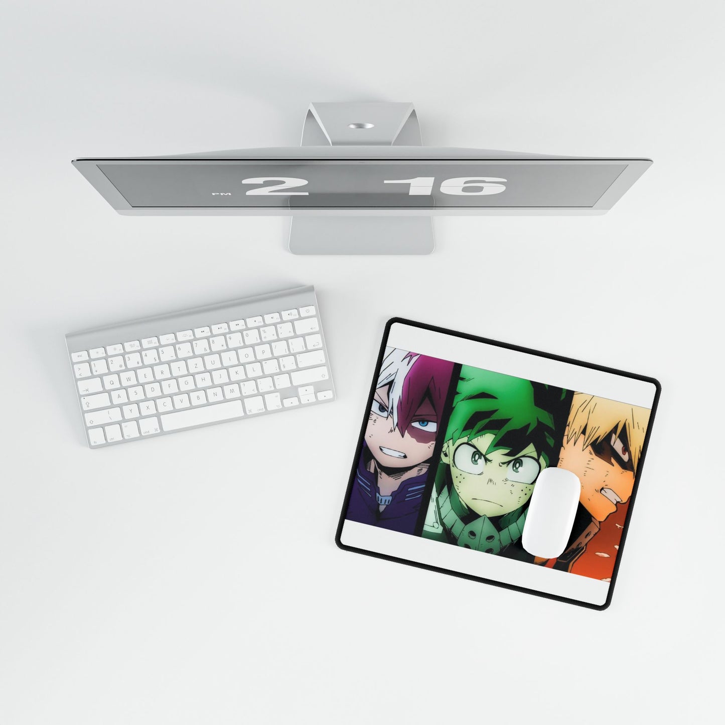 Midoriya, Todoroki, Bakugo, Desk Mats, Izuku midoriya, shoto todoroki, katsuki bakugo, my hero academia, mha