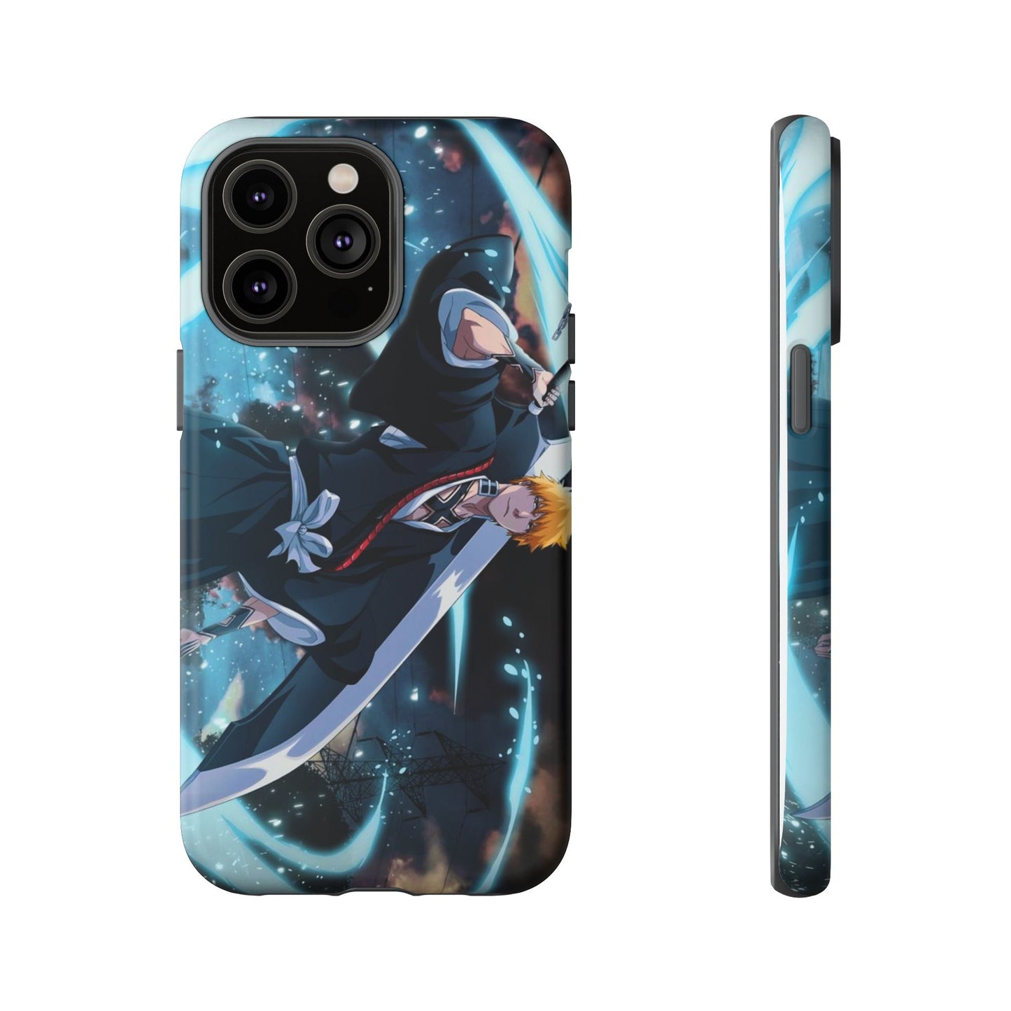 Ichigo, Kurosaki, Tough, Phone, Cases, Bleach, anime, manga, shonen, substitute, soul, reaper, society, rukia, kuchiki, bankai, 