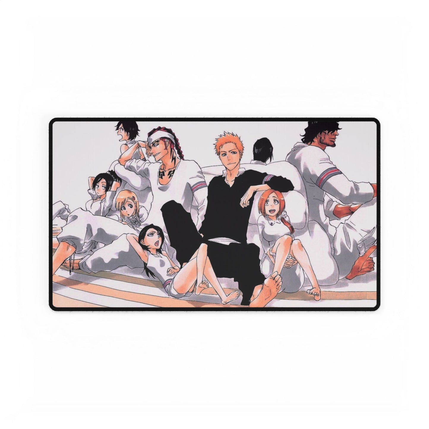 Bleach, characters, Desk Mats, manga, accessories, anime, shonen, accessories, ichigo, chad, rukia, orihime, uryu, renji