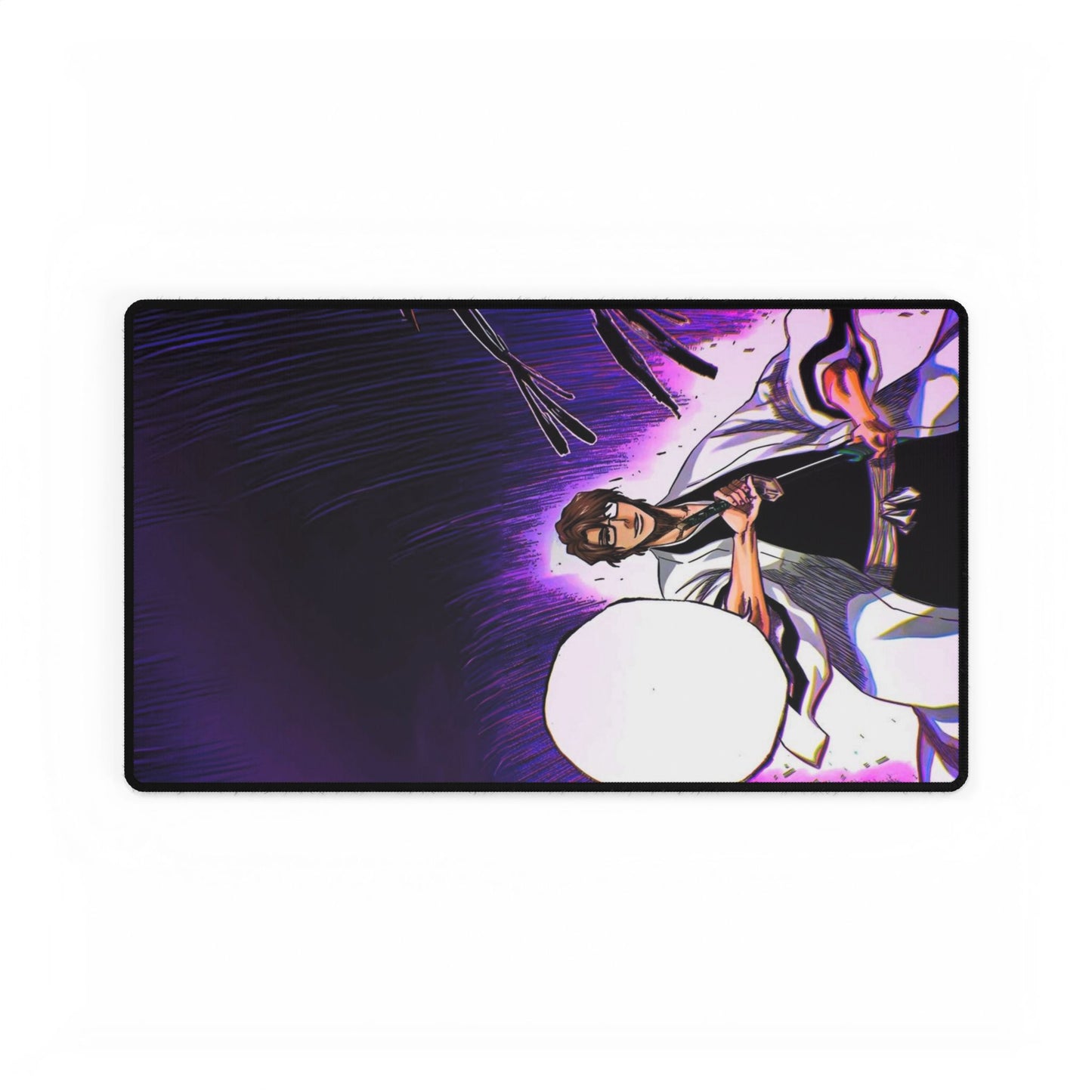 Bleach Anime Desk Mats, Sosuke Aizen Ichigo Kisuke Gin Momo Hogyoku Hollow Tosen Arrancar Soul Manga Shonen, Mouse Pads for Gamers
