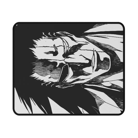 Kenpachi Zaraki Non-Slip Gaming Mouse Pad - Bleach Anime Manga Shonen Accessory Mat, Ichigo Yachiru Kurosaki Unohana Retsu Orihime, Desk