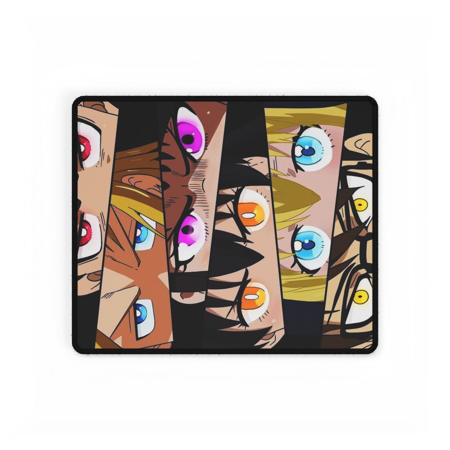 Fire Force Eye Collage Desk Mat - Anime Gaming Mat - Extended Size - Shinra, Arthur, Tamaki, Benimaru - Manga Fan Gift
