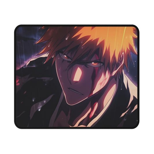 Ichigo, Kurosaki, Non-Slip Gaming Mouse Pad,  bleach, soul reaper, big 3, anime, rukia, Kuchiki, tybw, thousand year blood war, shinigami
