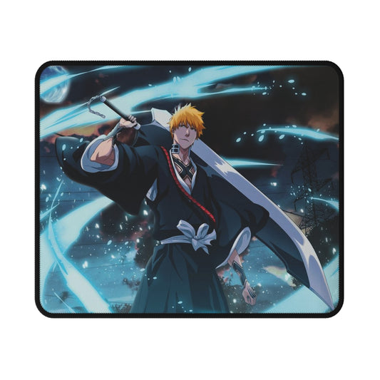 Ichigo, Kurosaki, Non-Slip Gaming Mouse Pad, Bleach, anime, manga, shonen, substitute, soul, reaper, society, rukia, bankai, yoruichi