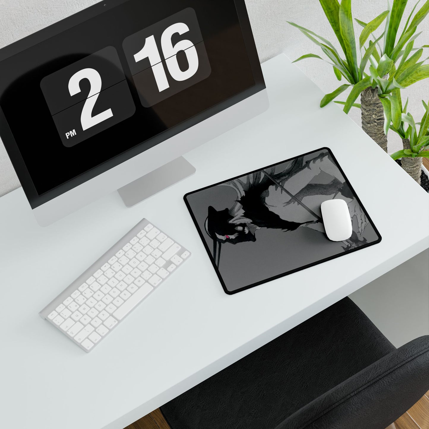 Anime Desk Mats, Bleach Inspired White Zangetsu Orihime Hollow Ulquirra Cifer Aizen Espada Arrancar, Manga Mouse Pads, Anime Gifts, Japanese