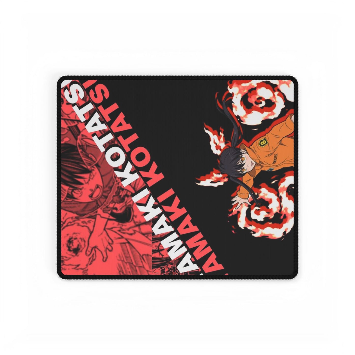 Tamaki Kotatsu Desk Mat - Fire Force Anime Keyboard Pad, Lucky Charmer Desk Mat, Manga Gaming Accessory, Otaku Gift