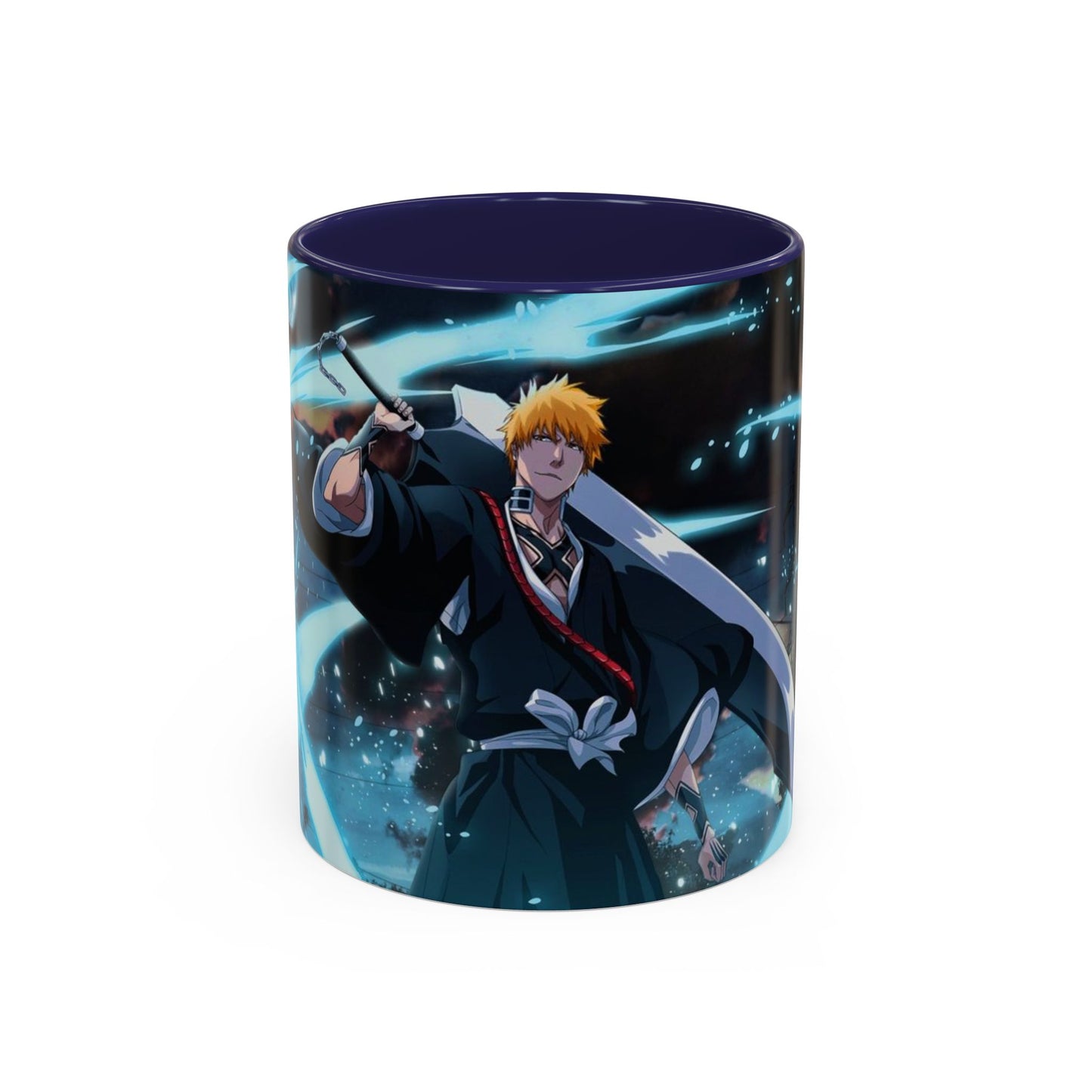 Ichigo, Kurosaki, Accent, Coffee, Mug, (11, 15oz),  Bleach, anime, manga, shonen, soul, reaper, rukia, kuchiki, bankai, kenpachi, yoruichi