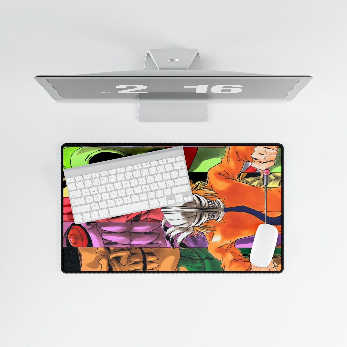 Bleach Desk Mats - Shinji Hirako Visards Hollow Shinigami Soul Reaper Society Ichigo Aizen Anime Accessories Gift Merch, Office Desk Decor,