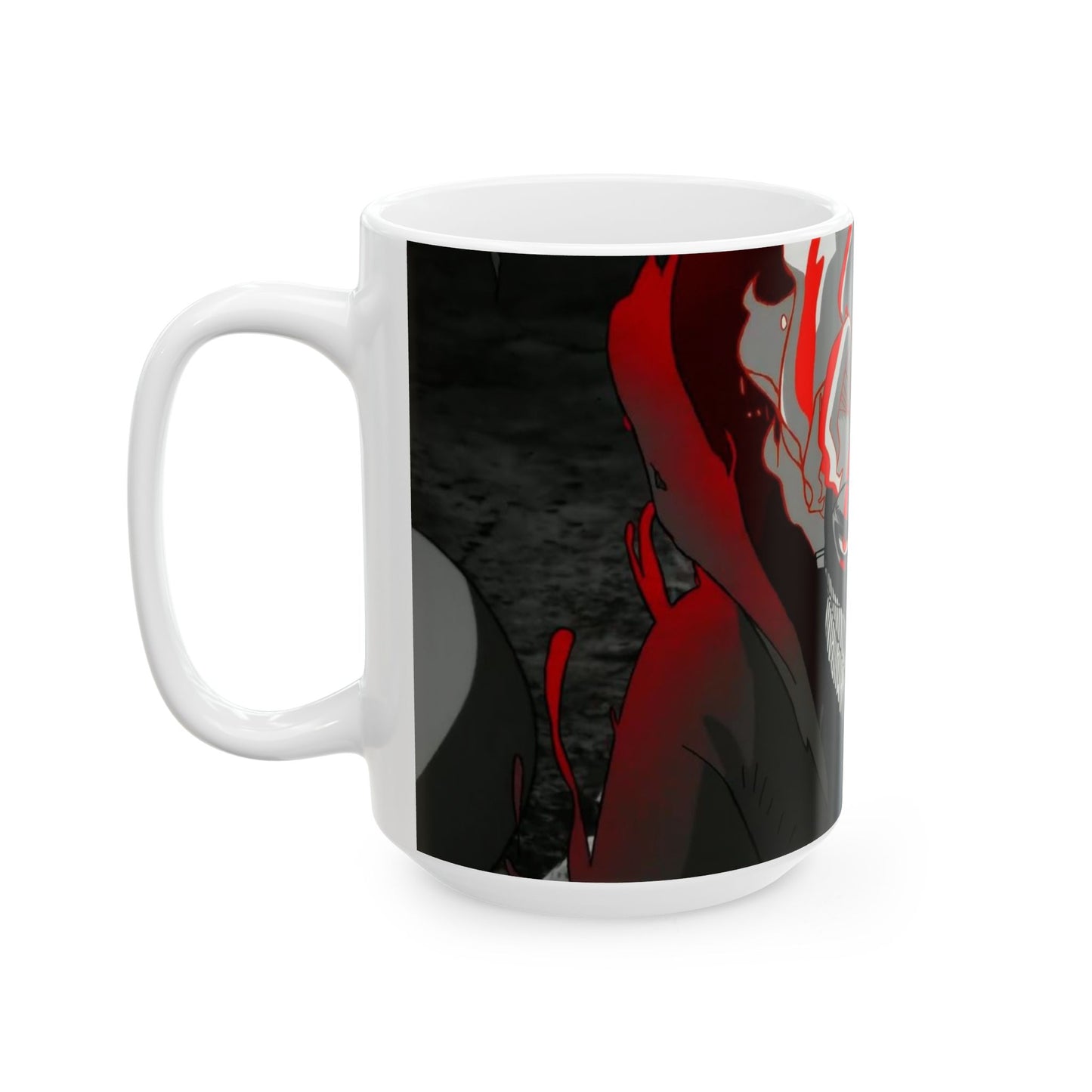 Turbo, Okarun, Ceramic Mug, (11oz, 15oz), dandadan, anime, shonen, manga, Ken, Takakura, Granny, Seiko, Momo, Ayase, 