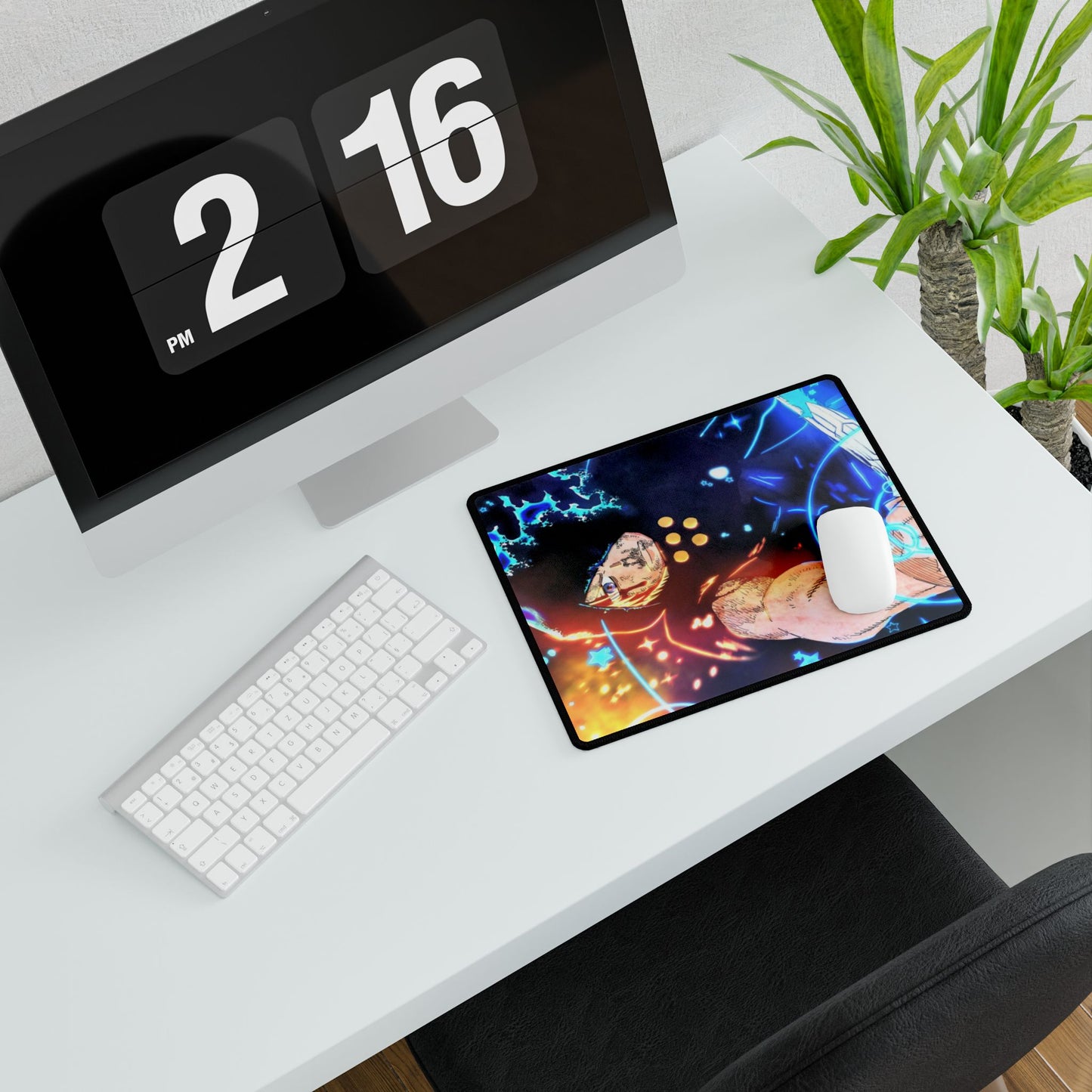Arthur Boyle Desk Mat - Fire Force Anime Keyboard Pad, Knight King Gaming Mat, Manga Desk Accessory, Otaku Gift