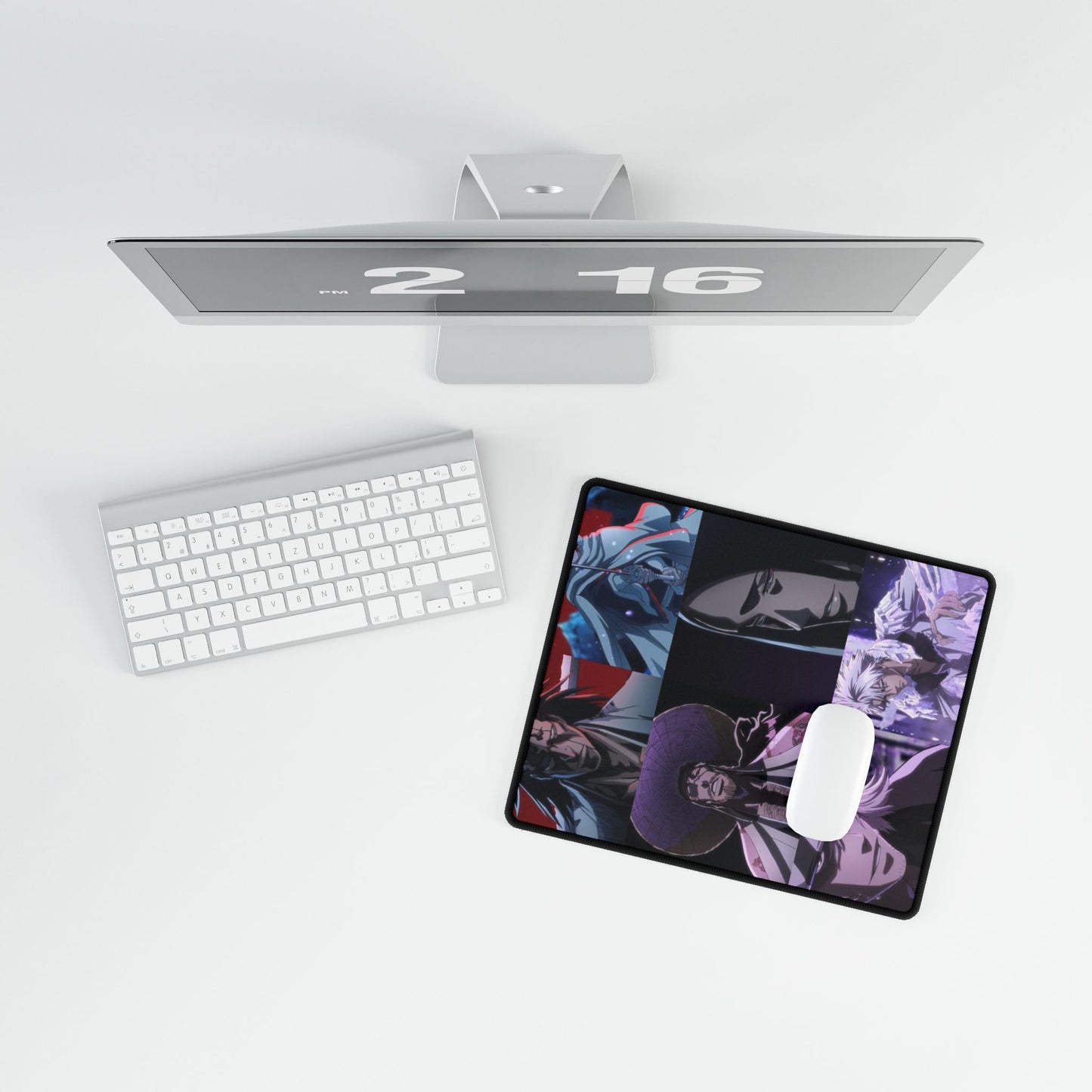 Bleach Anime Desk Mats - Captains and Squads Design, 13 Court Guard, Urahara, Yamamoto, Manga, Anime Gift, Gaming Mouse Pad