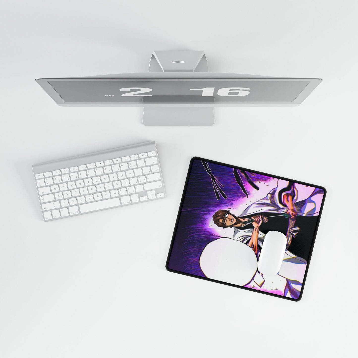 Bleach Anime Desk Mats, Sosuke Aizen Ichigo Kisuke Gin Momo Hogyoku Hollow Tosen Arrancar Soul Manga Shonen, Mouse Pads for Gamers