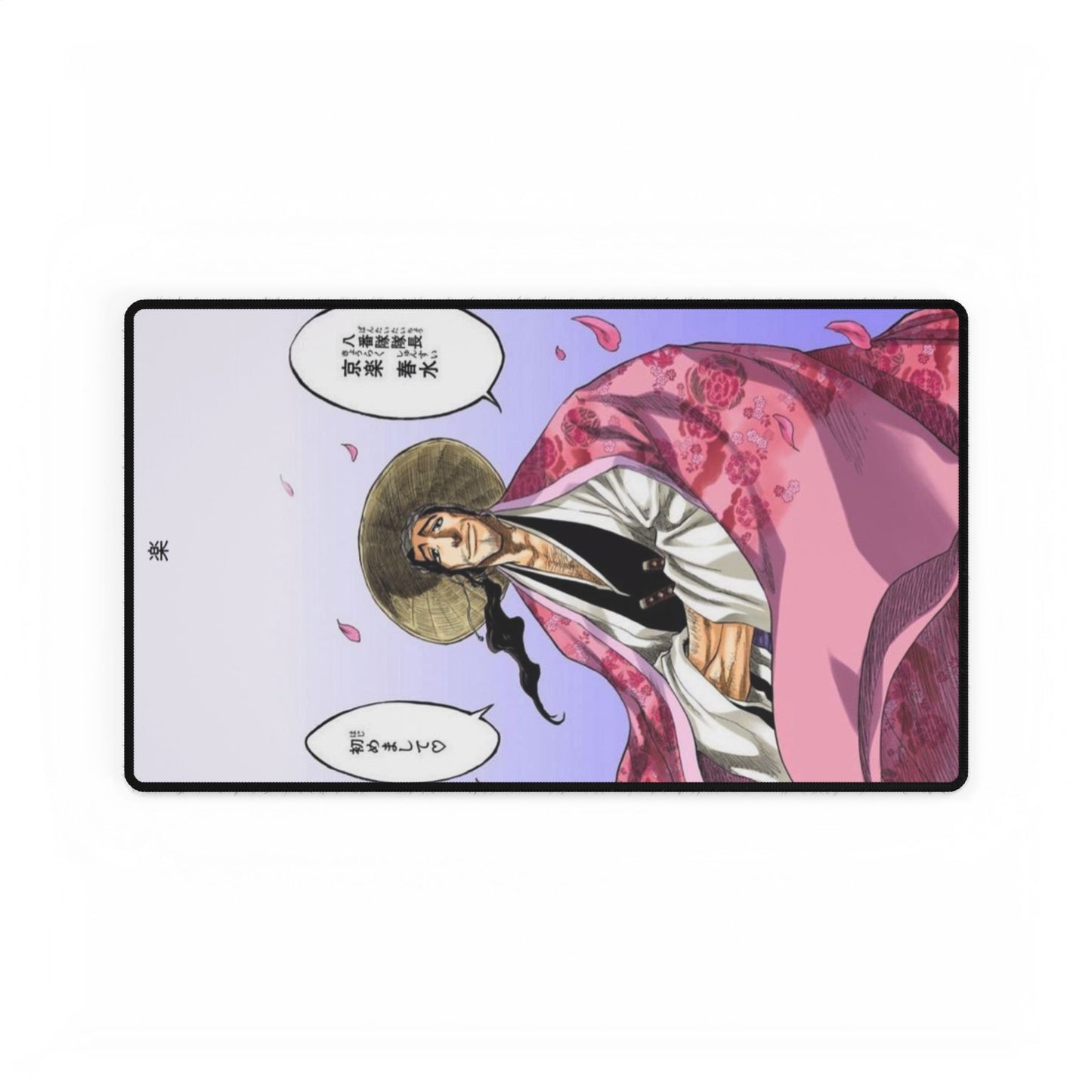 Captain, Shunsui, Kyorako, Desk Mats, Bleach, anime, yamamoto, hollow, anime, shonen, ichigo, rukia, kenpachi