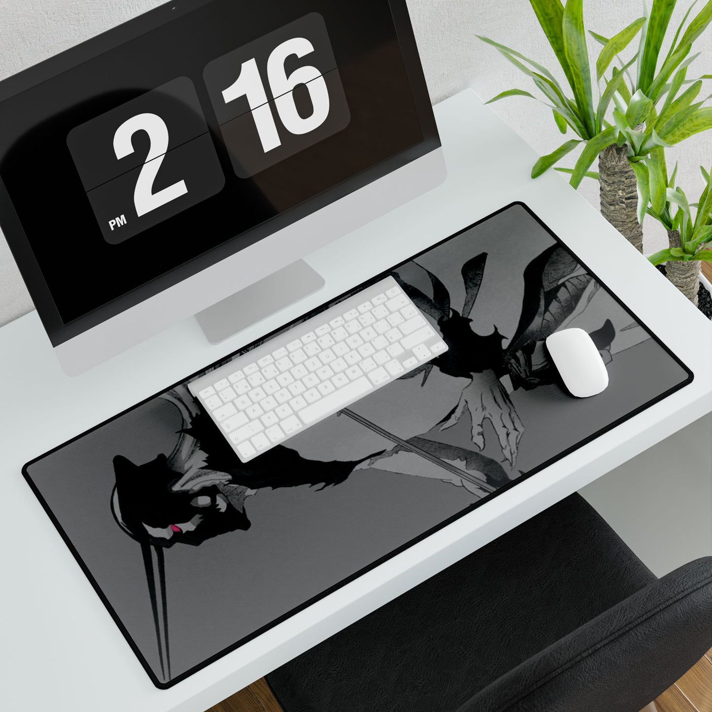 Anime Desk Mats, Bleach Inspired White Zangetsu Orihime Hollow Ulquirra Cifer Aizen Espada Arrancar, Manga Mouse Pads, Anime Gifts, Japanese