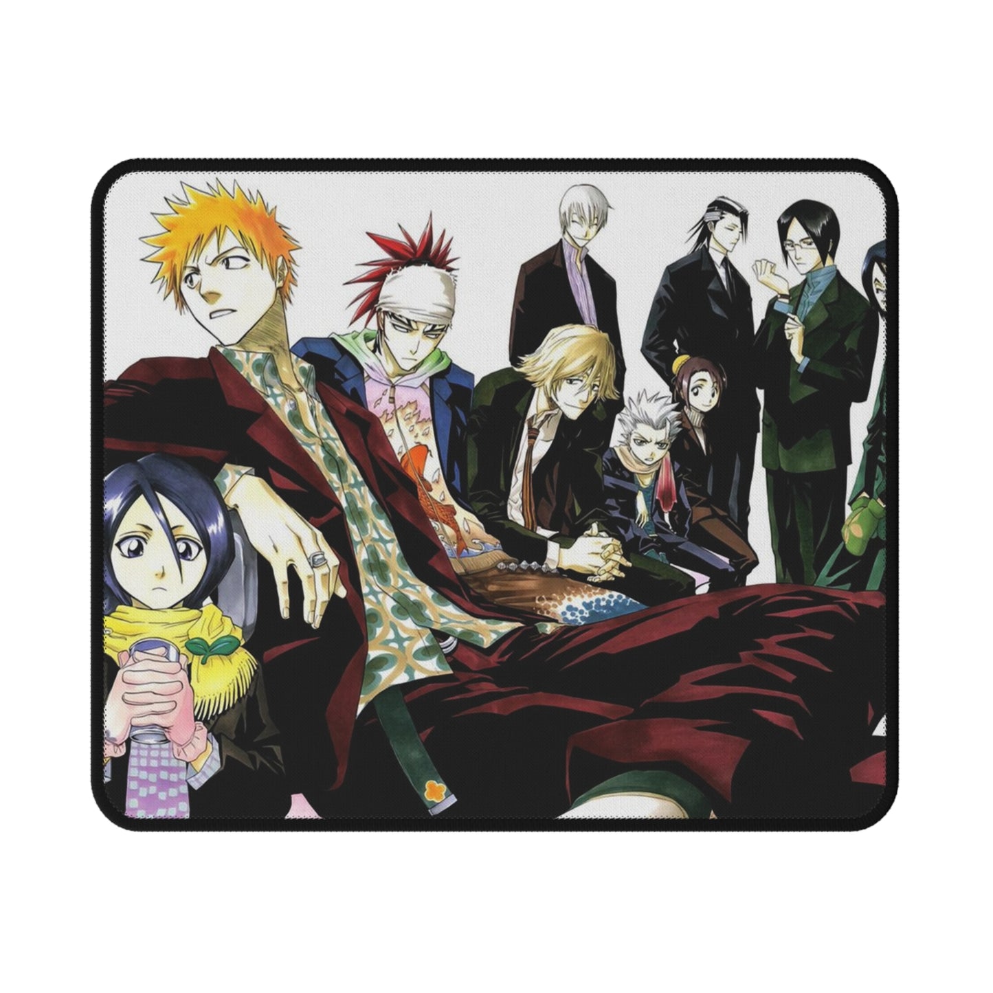 Bleach Gaming Mouse Pad, Anime Non-Slip Mouse Mat, Ichigo Rukia Gin, Soul Reaper Hollow Design