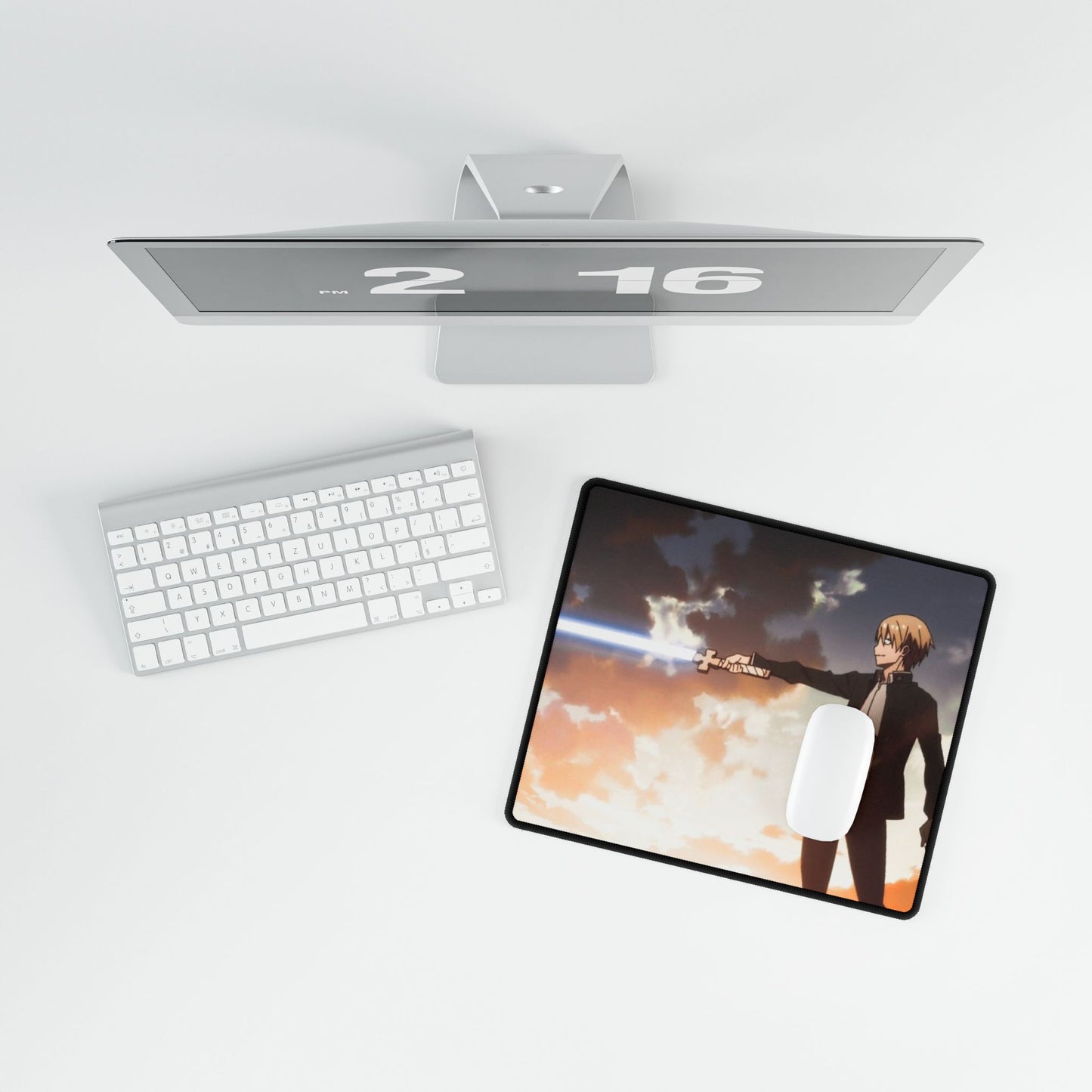 Arthur Boyle Desk Mat - Fire Force Anime Keyboard Pad, Knight King Desk Mat, Manga Gaming Accessory, Otaku Gift