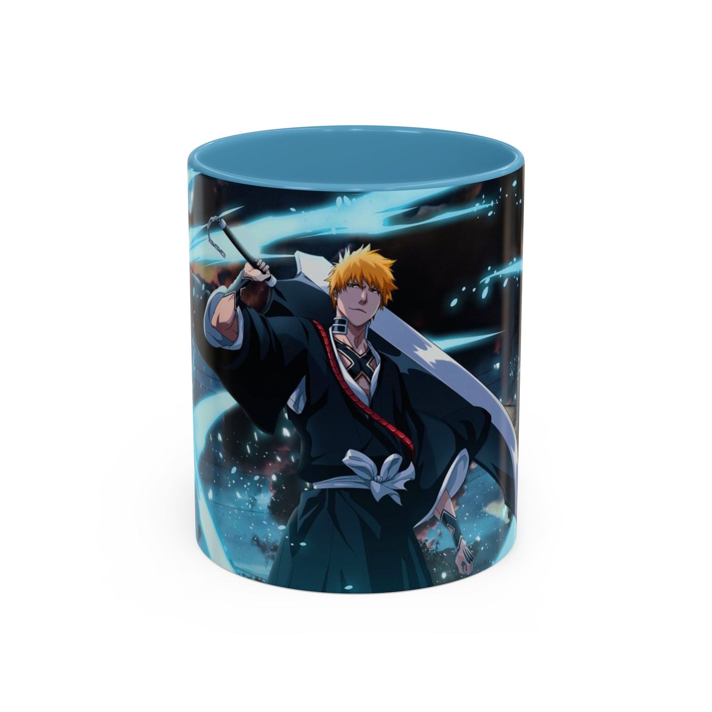 Ichigo, Kurosaki, Accent, Coffee, Mug, (11, 15oz),  Bleach, anime, manga, shonen, soul, reaper, rukia, kuchiki, bankai, kenpachi, yoruichi