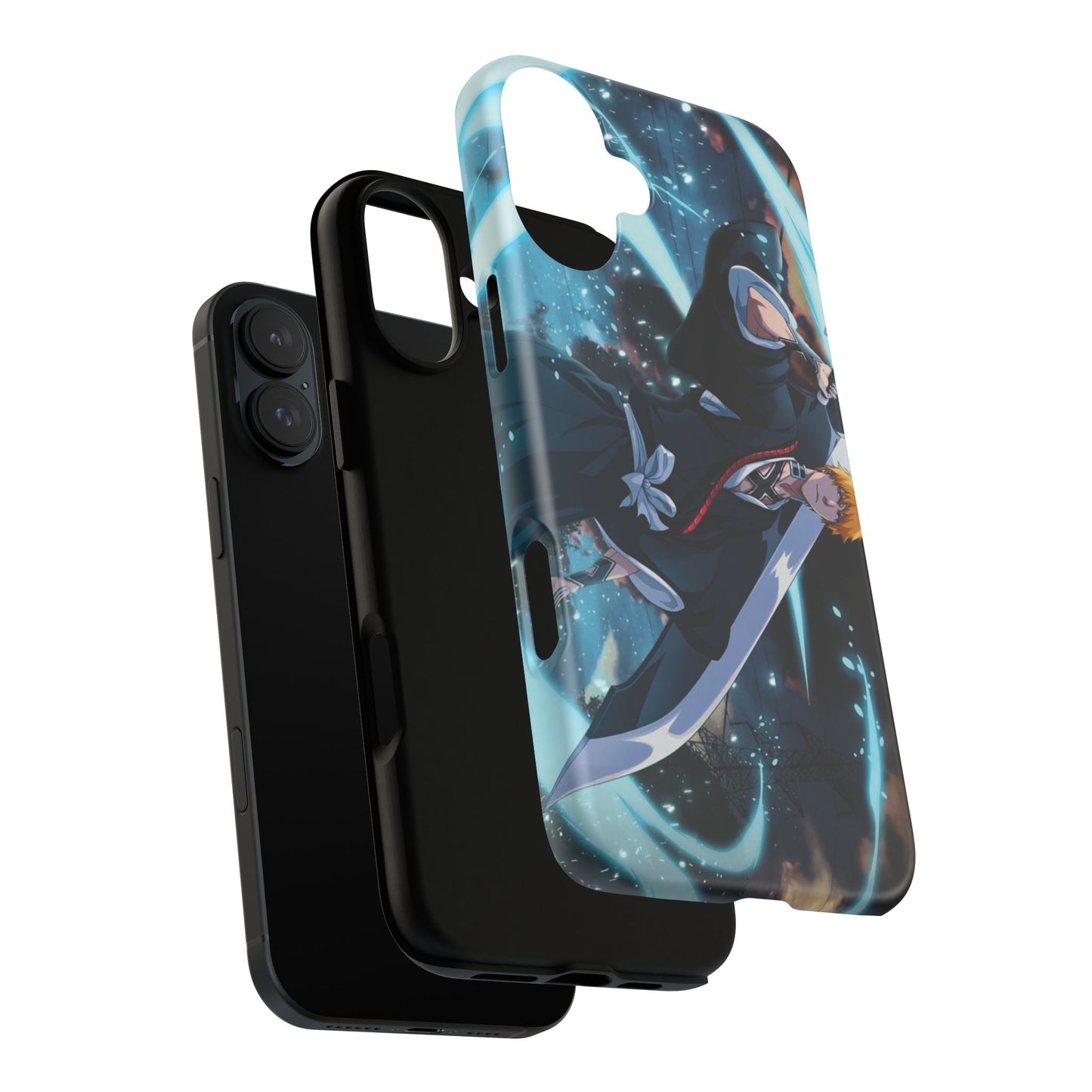 Ichigo, Kurosaki, Tough, Phone, Cases, Bleach, anime, manga, shonen, substitute, soul, reaper, society, rukia, kuchiki, bankai, 