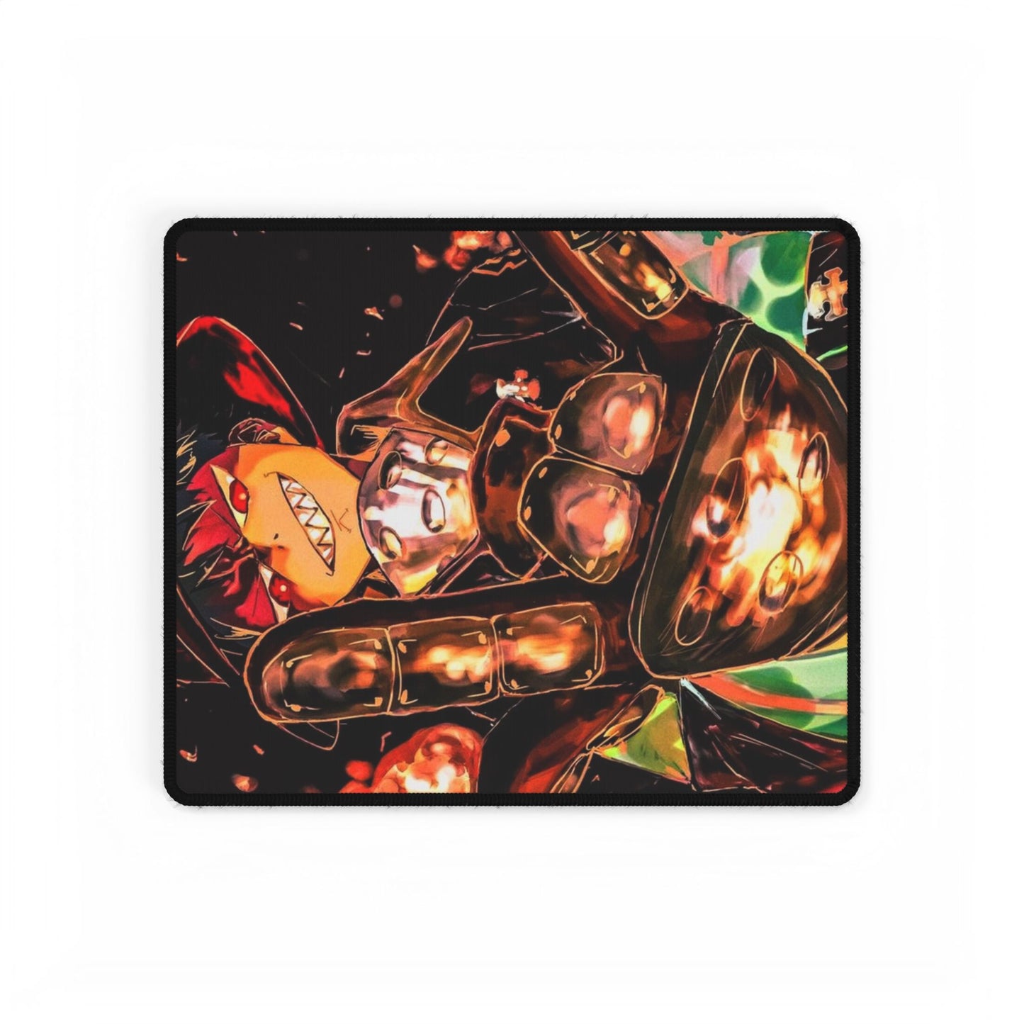 Shinra Kusakabe Desk Mat - Fire Force Anime Keyboard Pad, Demon Smile Desk Mat, Manga Gaming Accessory, Otaku Gift