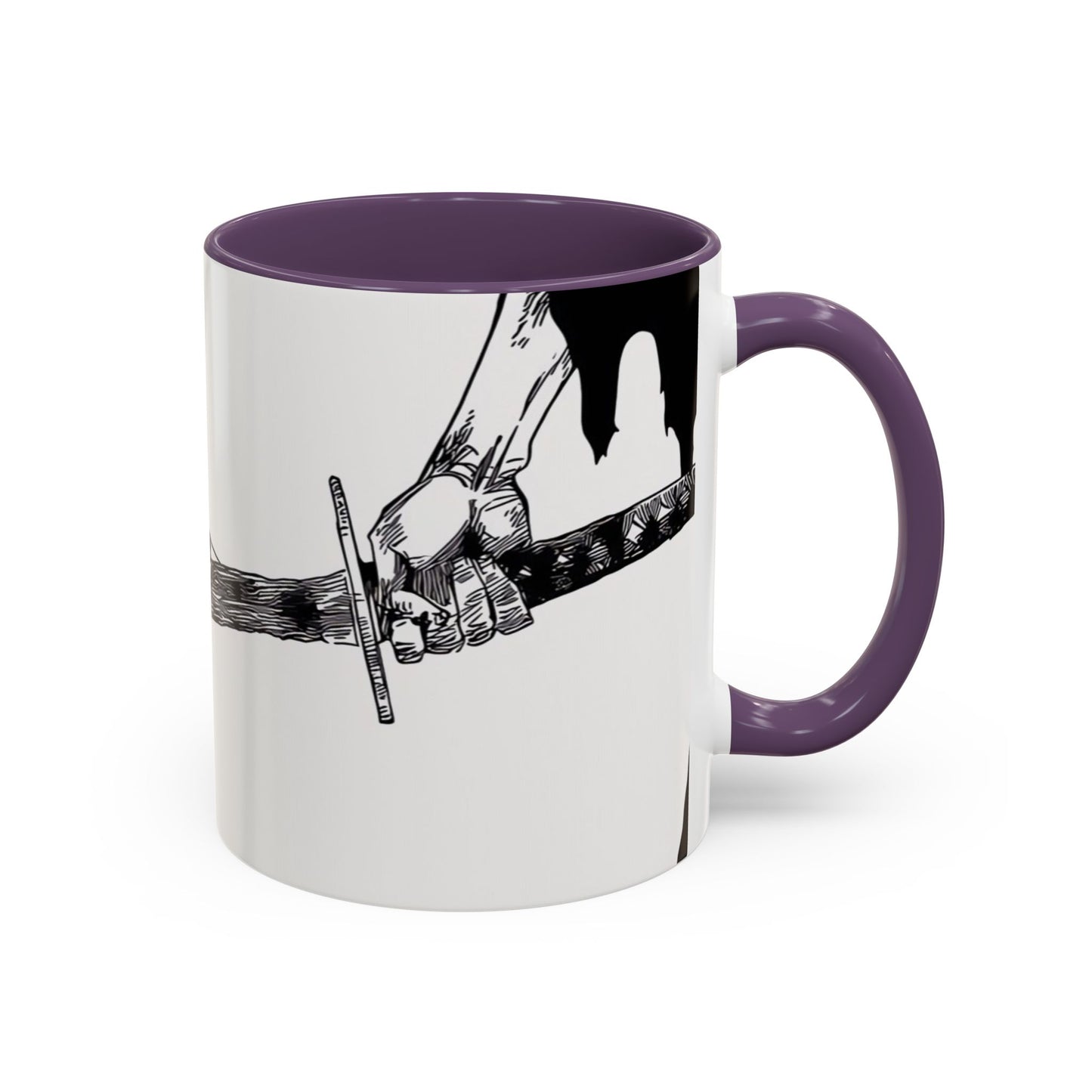 Bankai, Accent, Coffee, Mug, (11, 15oz), bleach, yamamoto, old man, head captain, fire, sword, katana, anime, shonen, manga, 