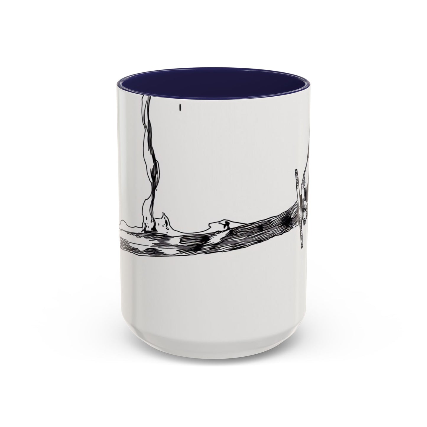 Bankai, Accent, Coffee, Mug, (11, 15oz), bleach, yamamoto, old man, head captain, fire, sword, katana, anime, shonen, manga, 