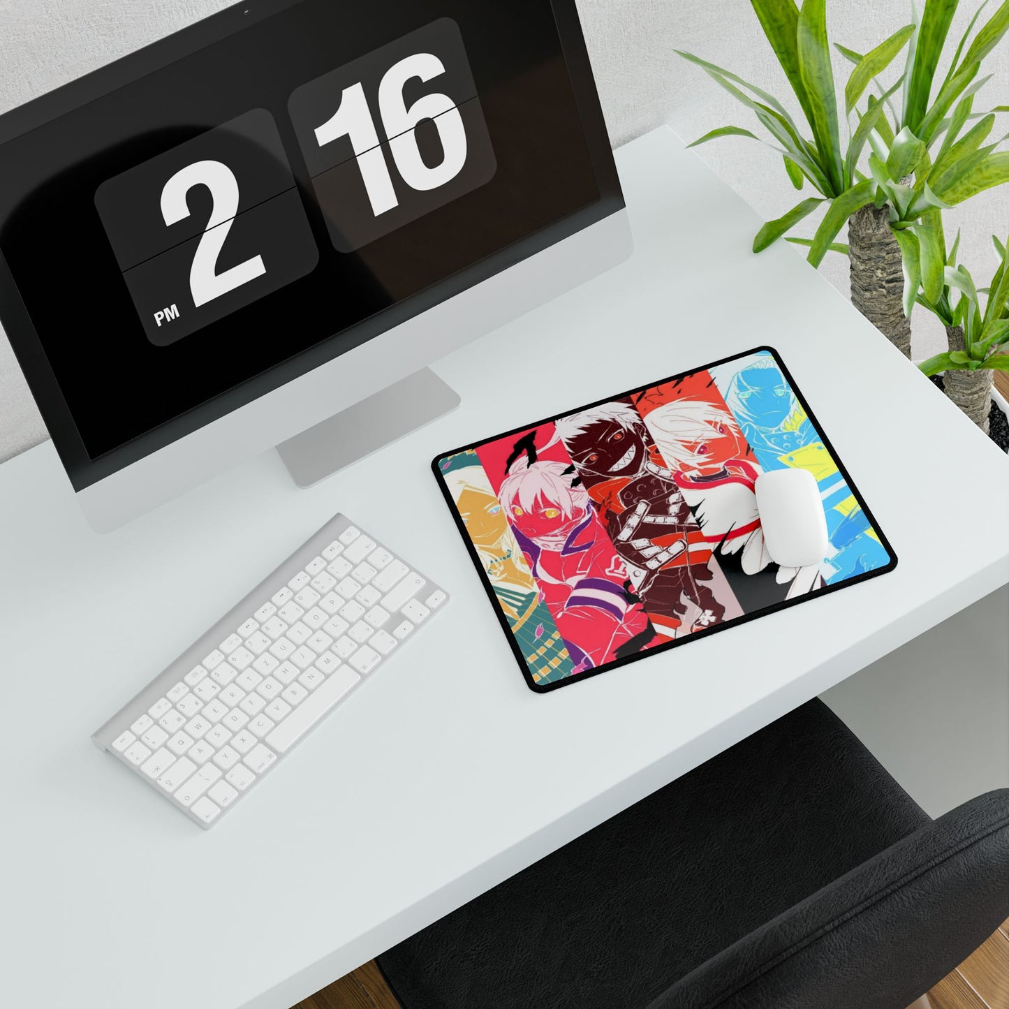 Fire Force Character Layer Desk Mat - Anime Keyboard Pad, Vibrant Manga Desk Mat, Otaku Gaming Accessory, Colorful Fire Force