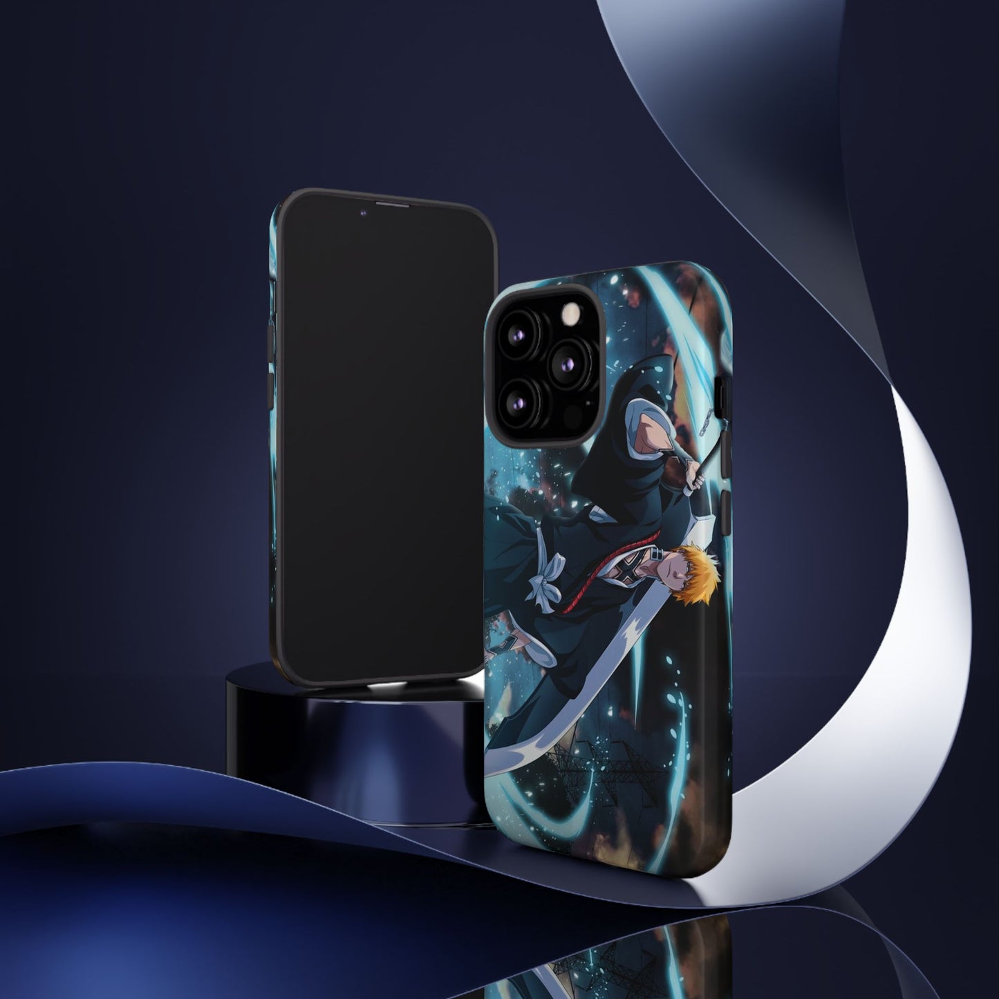 Ichigo, Kurosaki, Tough, Phone, Cases, Bleach, anime, manga, shonen, substitute, soul, reaper, society, rukia, kuchiki, bankai, 