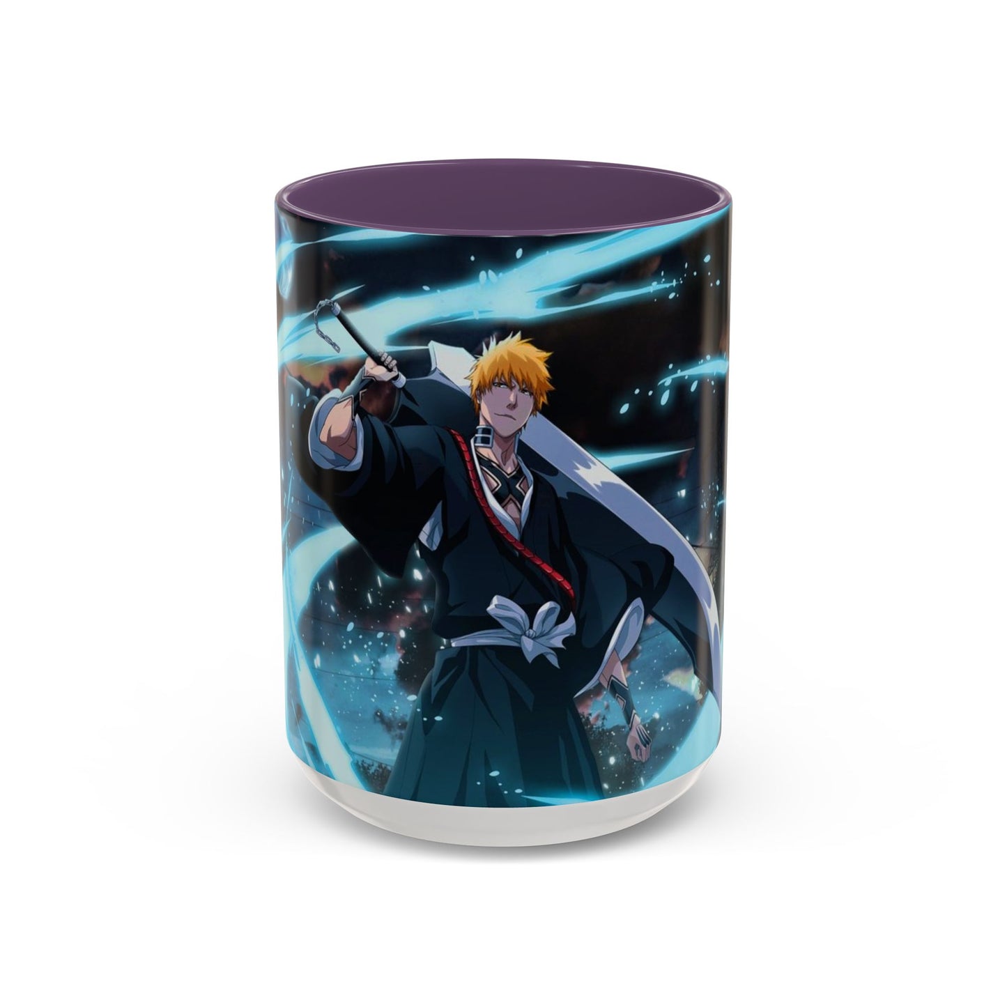 Ichigo, Kurosaki, Accent, Coffee, Mug, (11, 15oz),  Bleach, anime, manga, shonen, soul, reaper, rukia, kuchiki, bankai, kenpachi, yoruichi