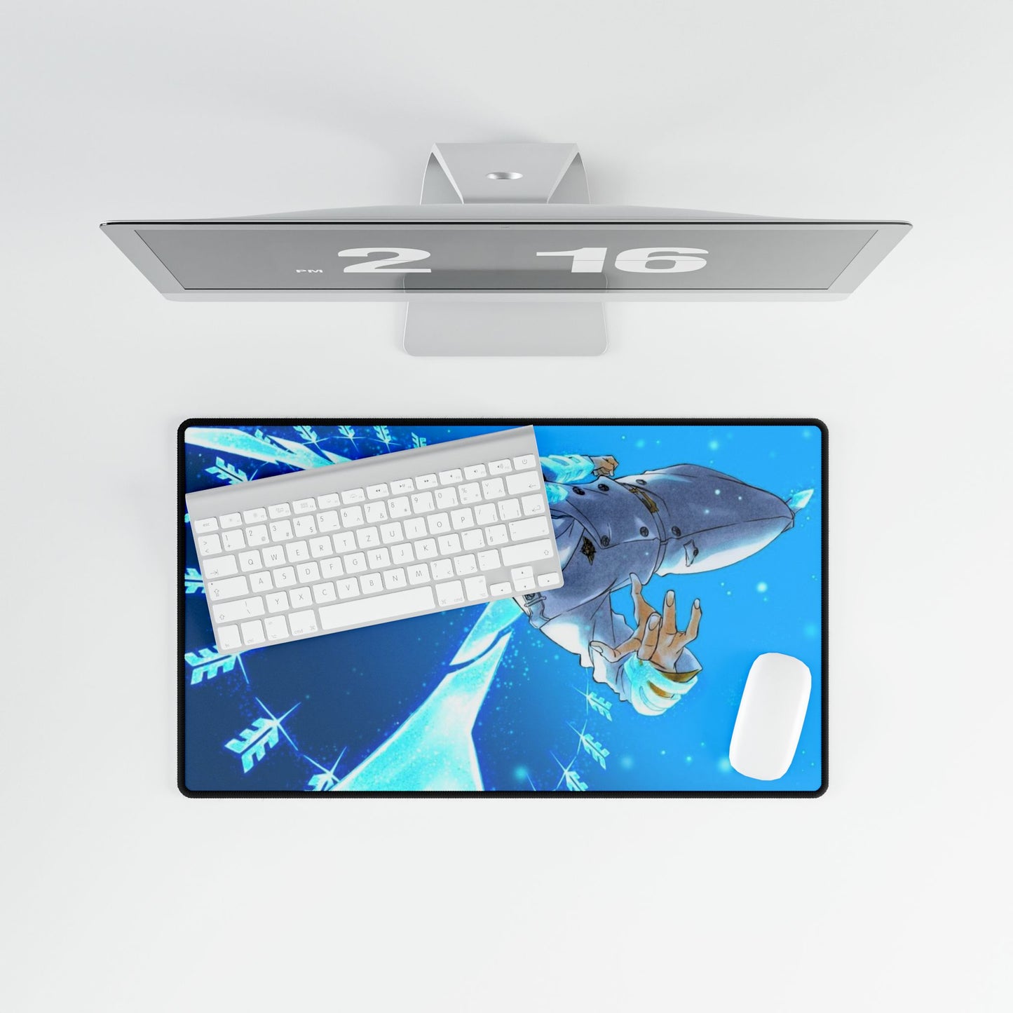 Bleach Desk Mats - Anime Manga Uryu Ishida Gift for Christmas, Shritft Quincy Sternwritter Ichigo Kurosaki Almighty Ywach, Mouse Pad, Gaming