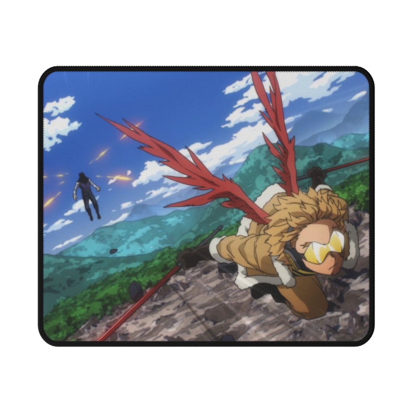 Hawks, Non-Slip Gaming Mouse Pad, My hero academia, my hero, mha, all might, endeavor, deku, bakugo, todoroki