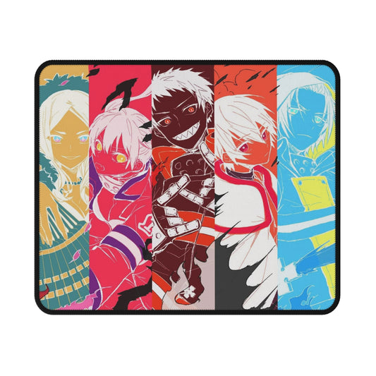 Fire Force Character Panel Gaming Mouse Pad - Non-Slip Mat, Anime Character Collage, Manga Gaming Pad, Otaku Gift