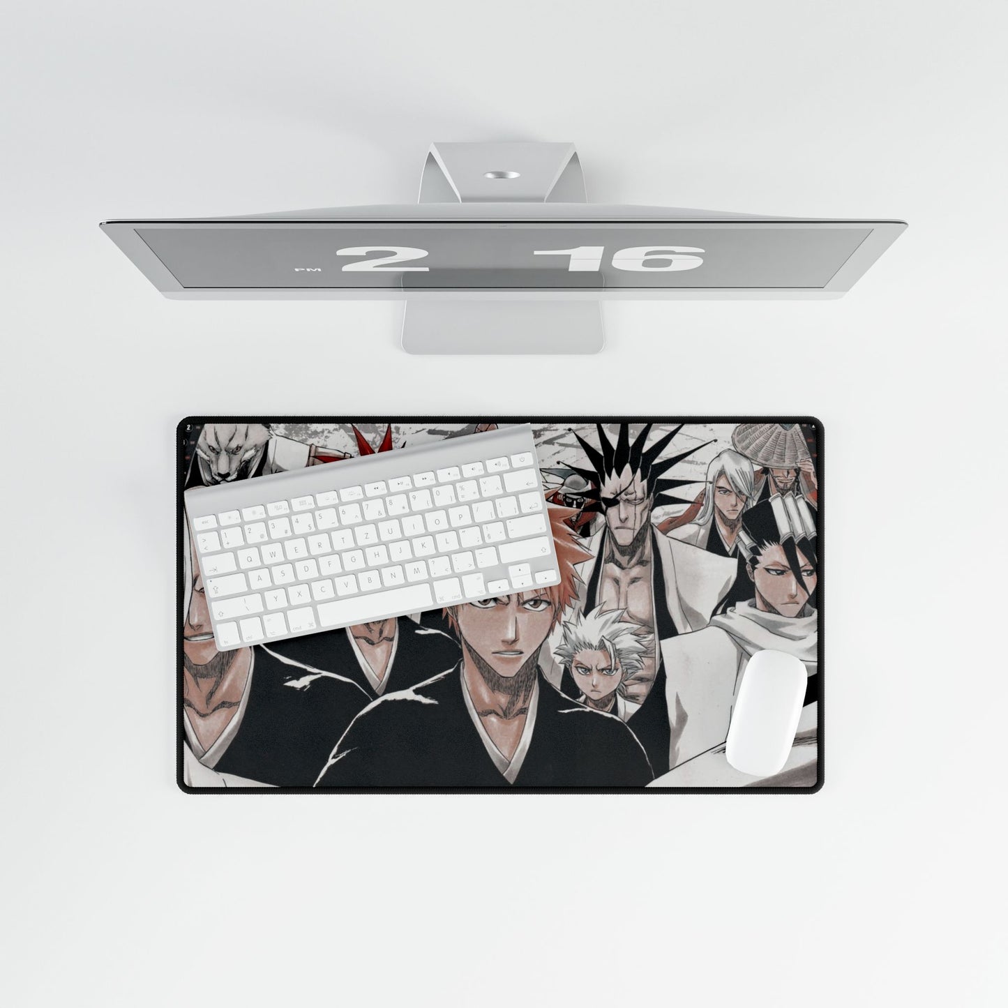 Bleach, Desk Mats, Anime, shonen, literally me, big 3, ichigo, toshiro, biyakuya, kenpachi, renji, accessories, gifts, merch