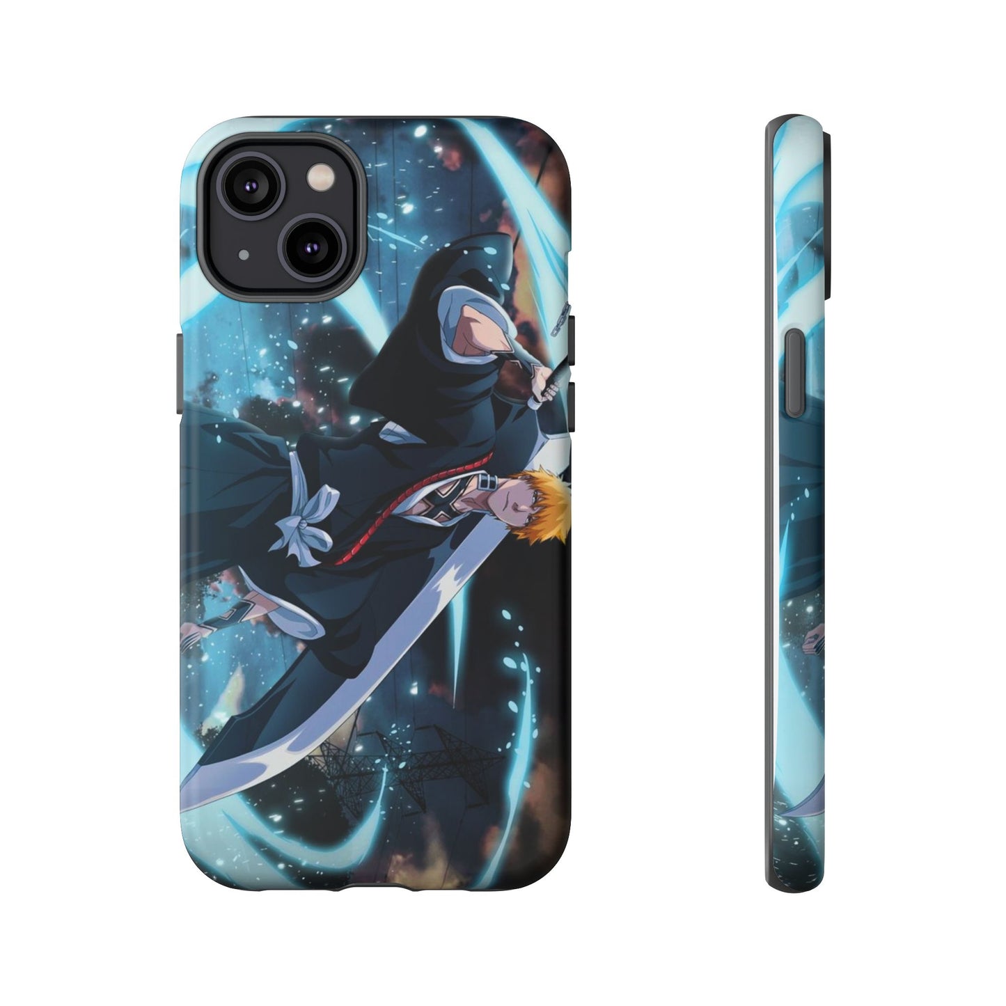 Ichigo, Kurosaki, Tough, Phone, Cases, Bleach, anime, manga, shonen, substitute, soul, reaper, society, rukia, kuchiki, bankai, 