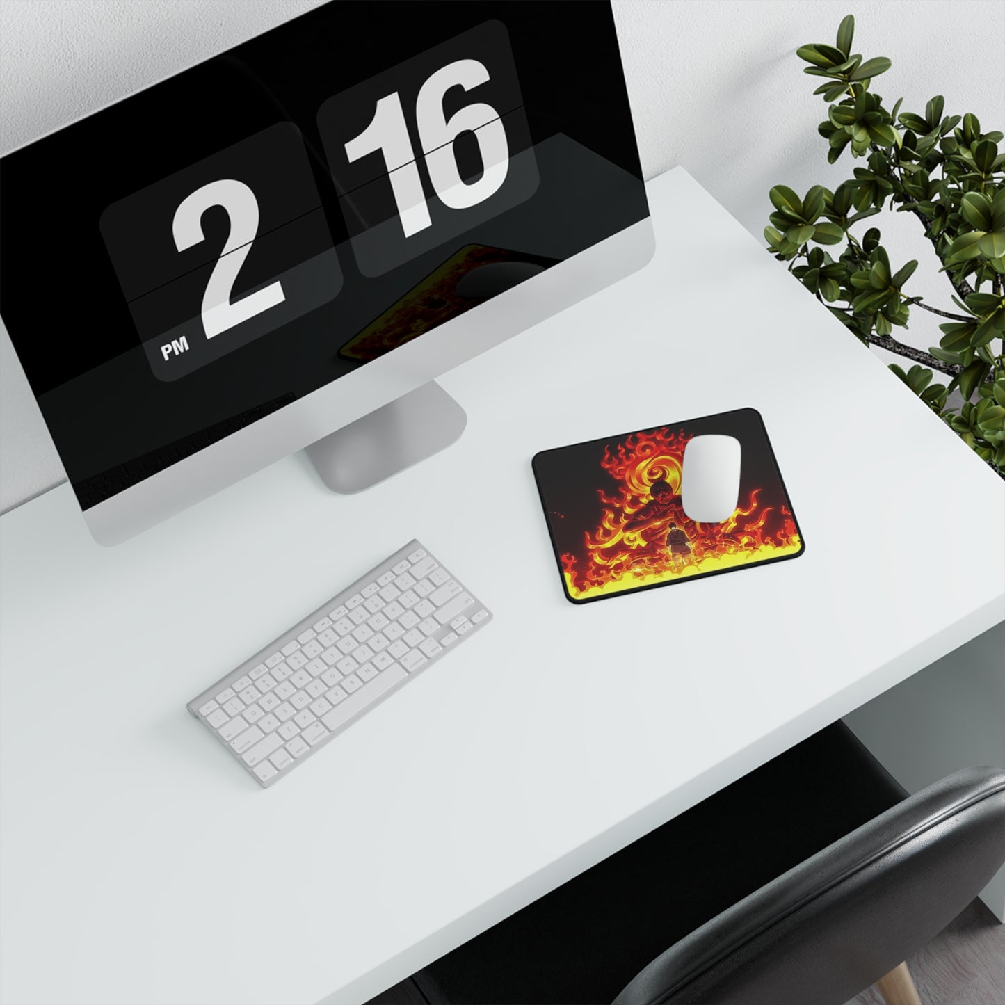 Benimaru Shinmon Non-Slip Mouse Pad - Fire Force Anime Gaming Mat, Manga Desk Accessory, Otaku Gift