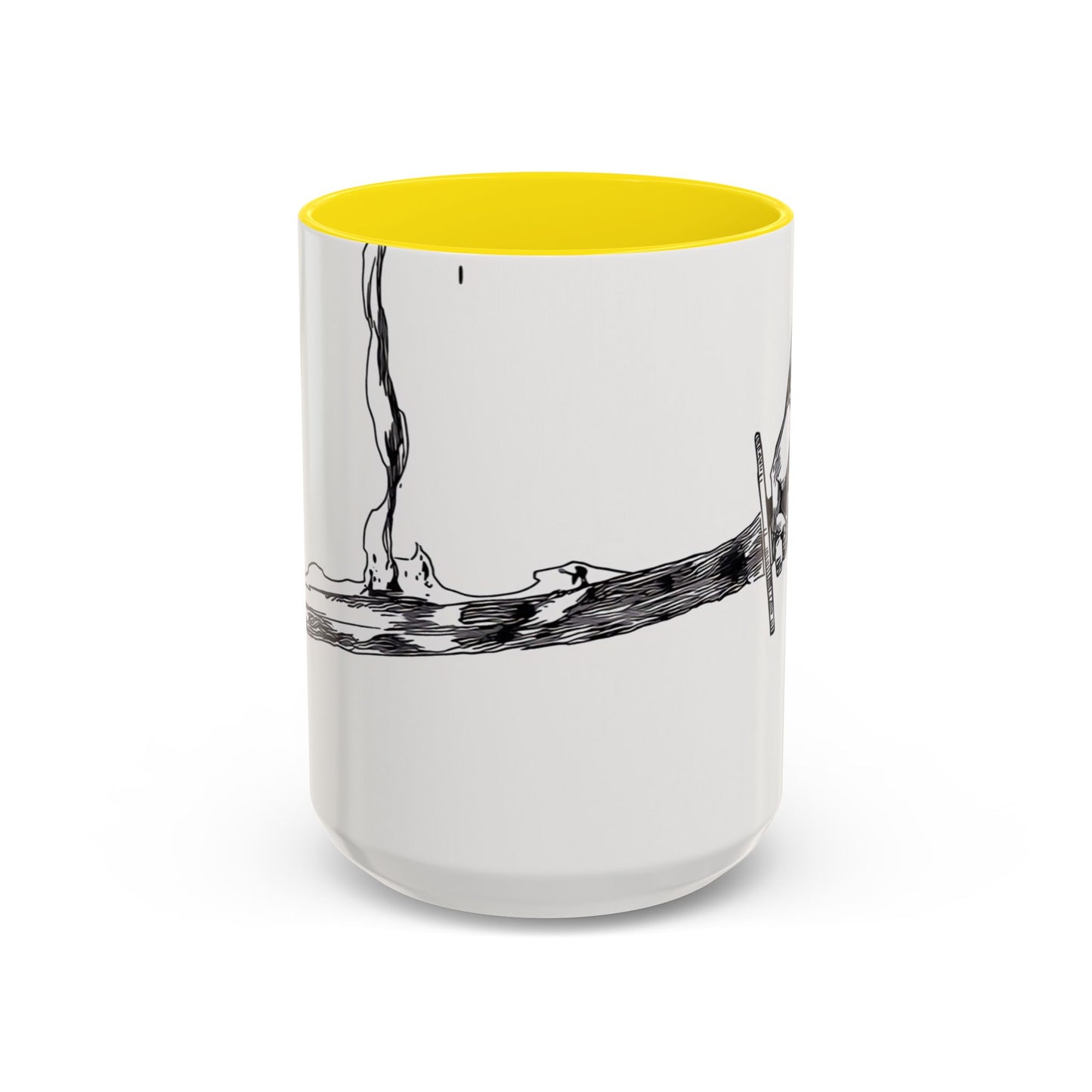 Bankai, Accent, Coffee, Mug, (11, 15oz), bleach, yamamoto, old man, head captain, fire, sword, katana, anime, shonen, manga, 