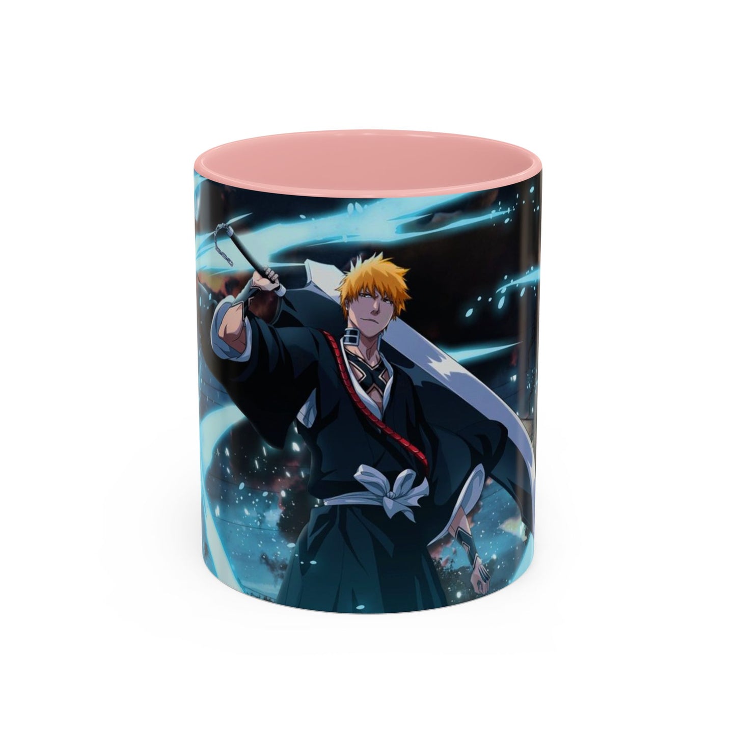 Ichigo, Kurosaki, Accent, Coffee, Mug, (11, 15oz),  Bleach, anime, manga, shonen, soul, reaper, rukia, kuchiki, bankai, kenpachi, yoruichi