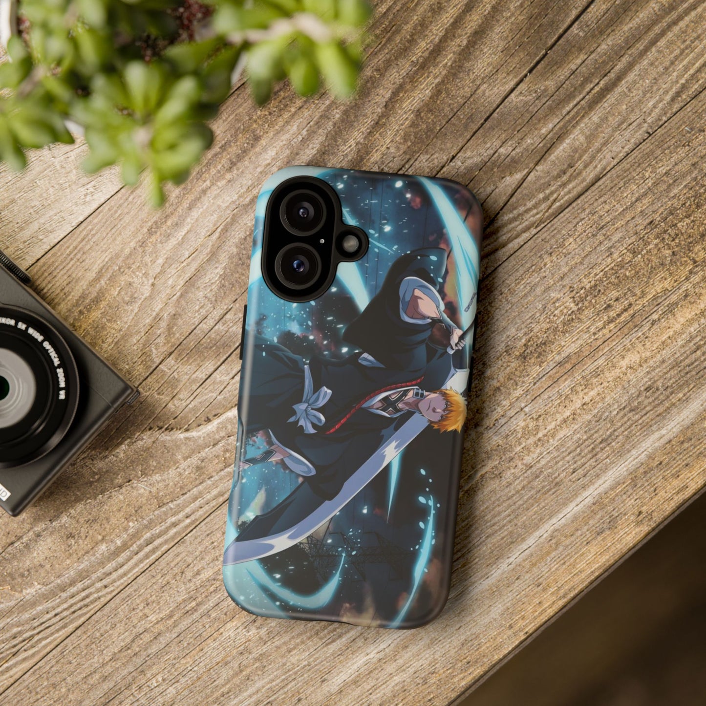 Ichigo, Kurosaki, Tough, Phone, Cases, Bleach, anime, manga, shonen, substitute, soul, reaper, society, rukia, kuchiki, bankai, 