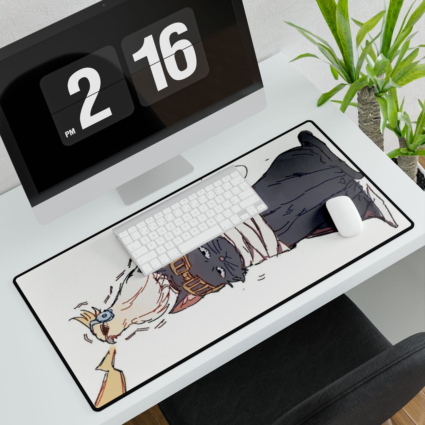 Eraser, Head, Present, Mic, Desk Mats, shonen, anime, manga, Shota, Aizawa, pets, cat, deku, kurogiri, all, might, mha, bakugo