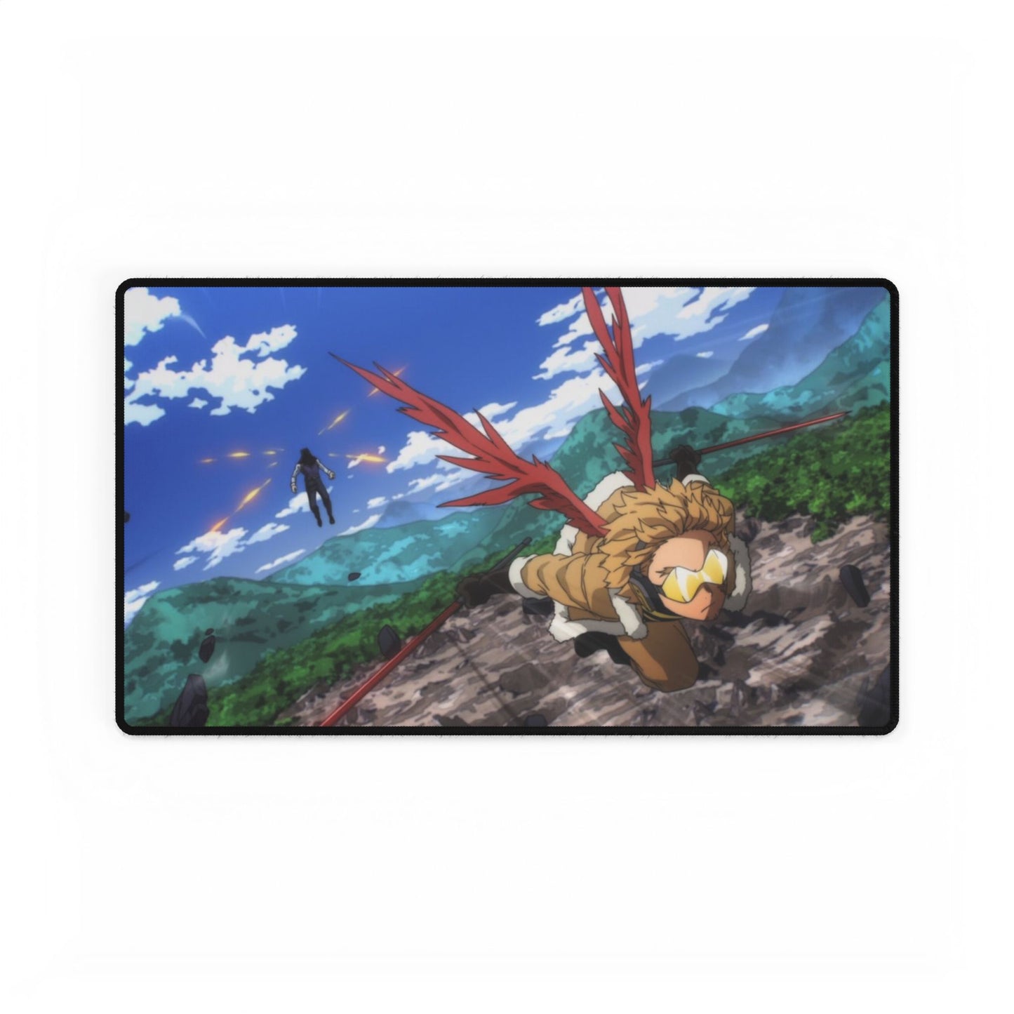 Hawks, Desk Mats, My hero academia, my hero, mha, all might, endeavor, deku, bakugo, todoroki